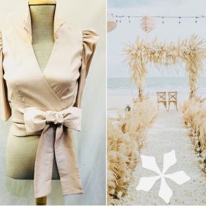 R1299 Nude Lilly top