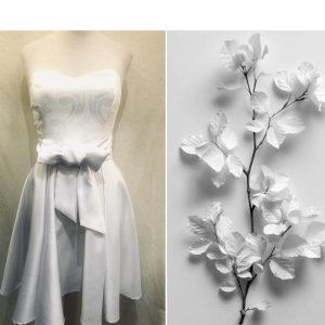 R1999 White Diamond Dress
