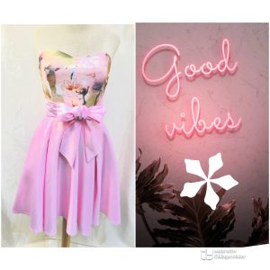 R1999 Pink Diamond Dress