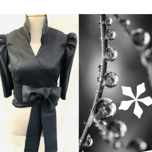 R1299 black Lilly Top